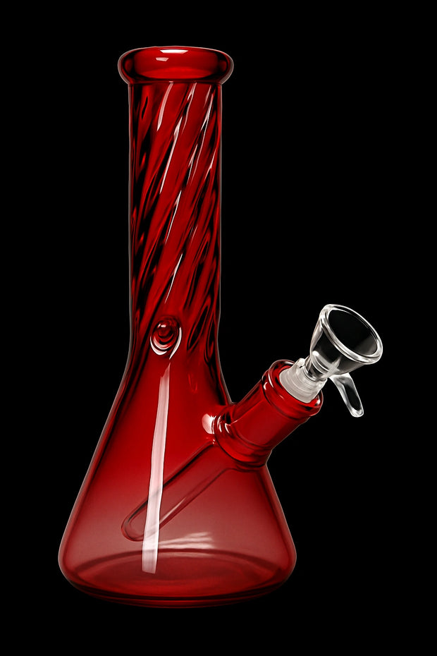 Valiant Twisted Beaker Water Pipe - 8 in.