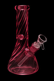 Valiant Twisted Beaker Water Pipe - 8 in.