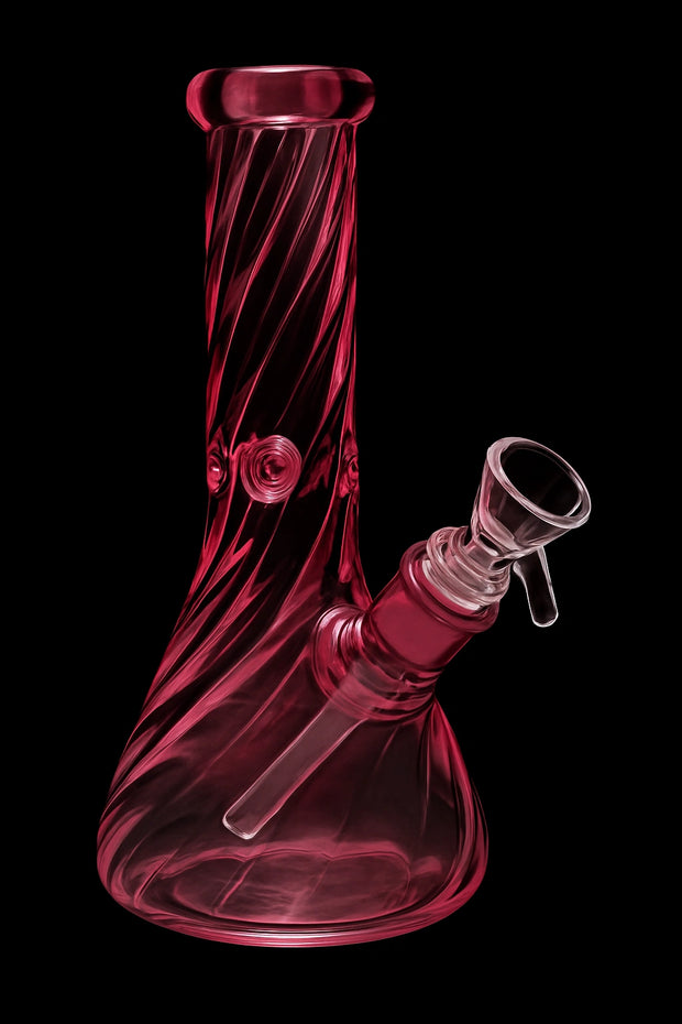 Valiant Twisted Beaker Water Pipe - 8 in.