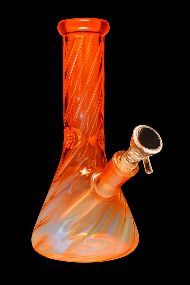 Valiant Twisted Beaker Water Pipe - 8 in.