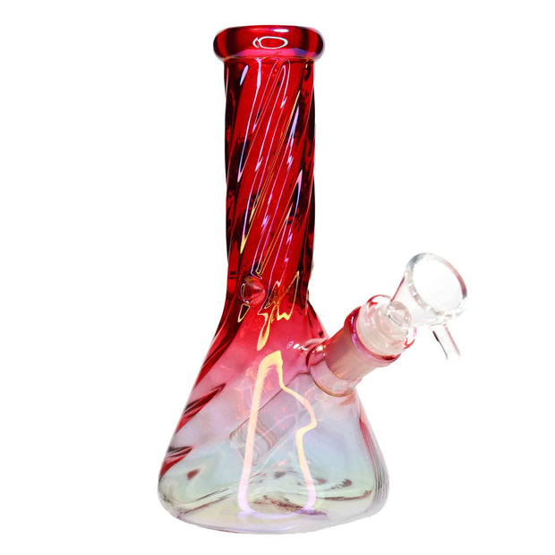Valiant Twisted Beaker Water Pipe - 8 in.