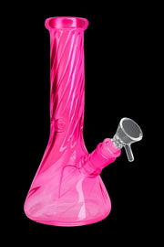 Valiant Twisted Beaker Water Pipe - 8 in.