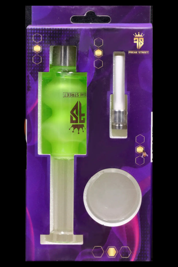 Freak Street Glycerin Nectar Collector w Ceramic Screw Tip - 14mm
