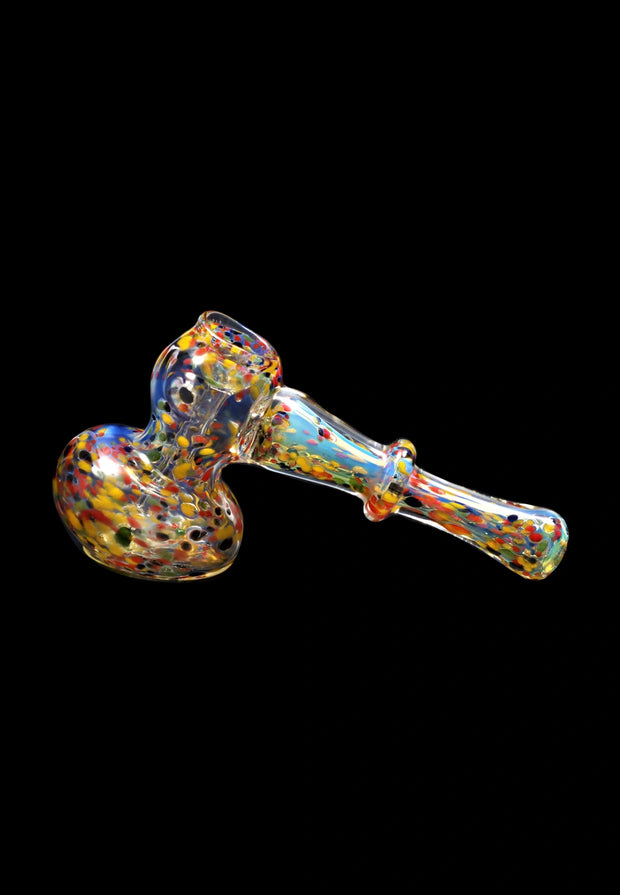Valiant Rainbow Frit Hammer Bubbler - 5 in.