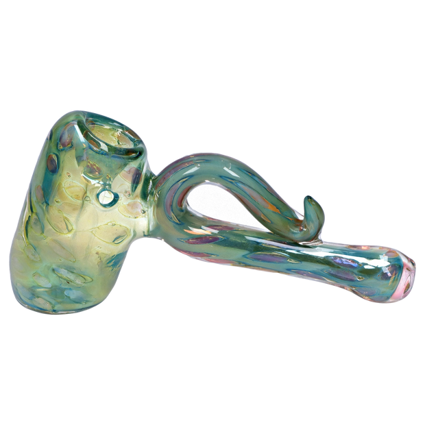 Valiant Gold Fume Bubble Trap Hammer Bubbler - 6 in.