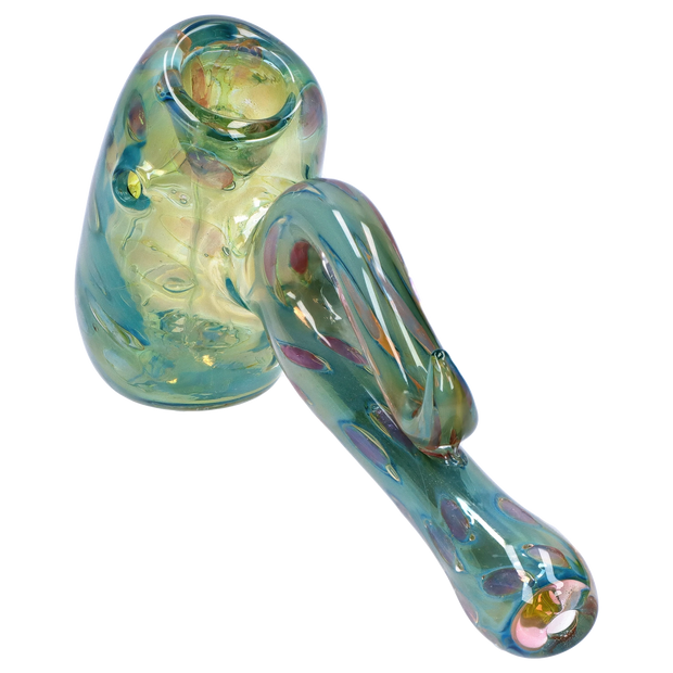 Valiant Gold Fume Bubble Trap Hammer Bubbler - 6 in.