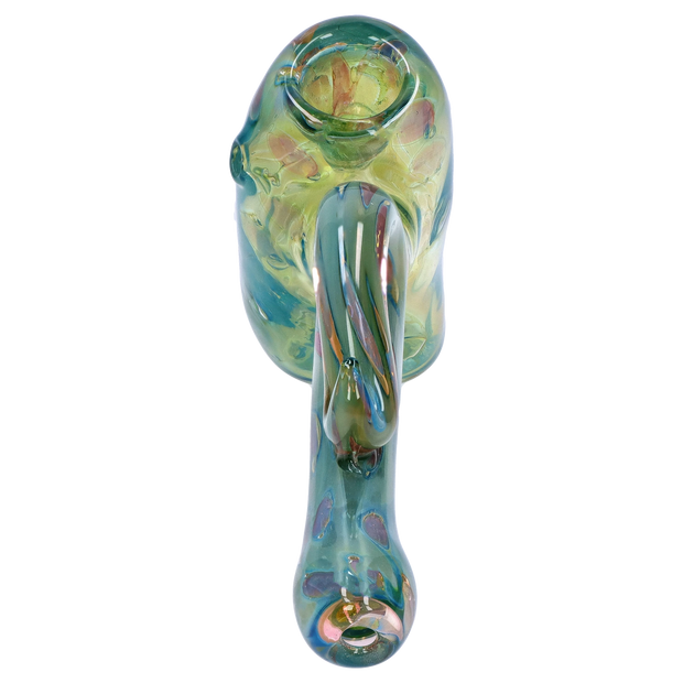 Valiant Gold Fume Bubble Trap Hammer Bubbler - 6 in.