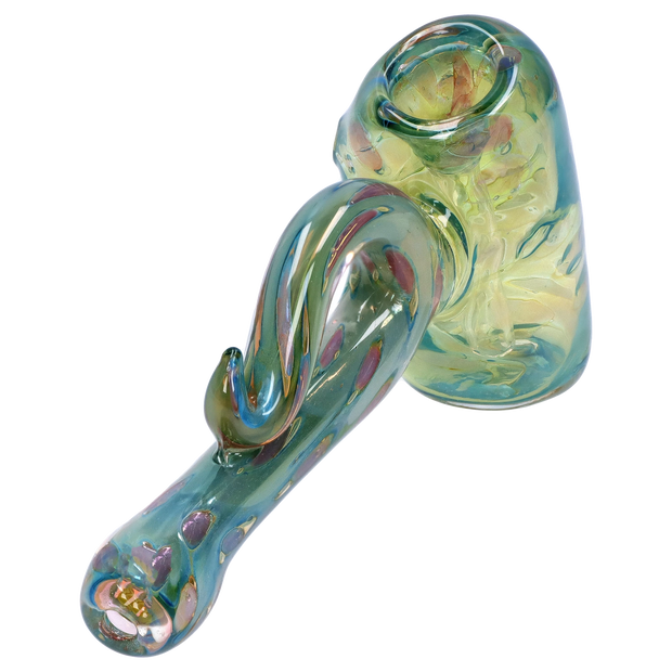 Valiant Gold Fume Bubble Trap Hammer Bubbler - 6 in.