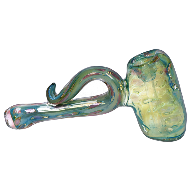 Valiant Gold Fume Bubble Trap Hammer Bubbler - 6 in.