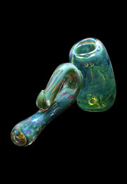 Valiant Gold Fume Bubble Trap Hammer Bubbler - 6 in.
