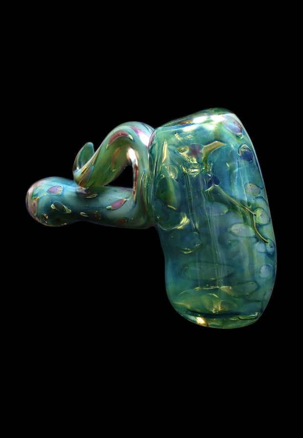 Valiant Gold Fume Bubble Trap Hammer Bubbler - 6 in.
