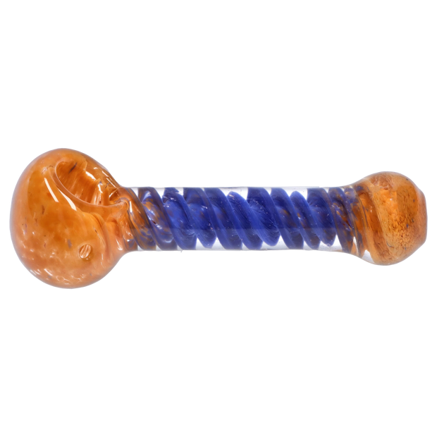 Valiant Frit Spiral Spoon Pipe - 4.5 in.