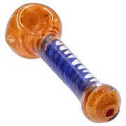 Valiant Frit Spiral Spoon Pipe - 4.5 in.