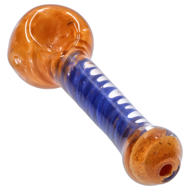 Valiant Frit Spiral Spoon Pipe - 4.5 in.