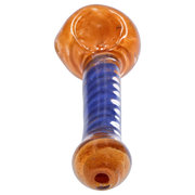Valiant Frit Spiral Spoon Pipe - 4.5 in.