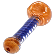 Valiant Frit Spiral Spoon Pipe - 4.5 in.