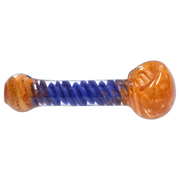 Valiant Frit Spiral Spoon Pipe - 4.5 in.