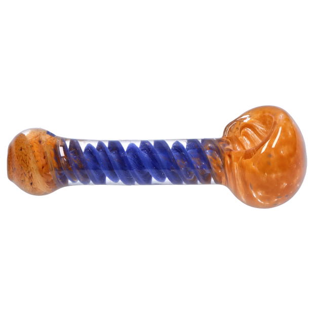 Valiant Frit Spiral Spoon Pipe - 4.5 in.
