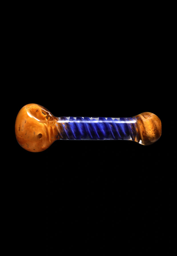 Valiant Frit Spiral Spoon Pipe - 4.5 in.