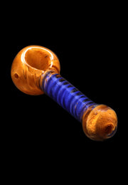 Valiant Frit Spiral Spoon Pipe - 4.5 in.
