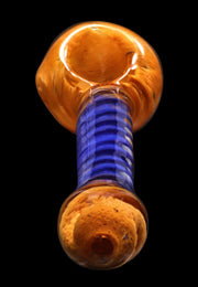 Valiant Frit Spiral Spoon Pipe - 4.5 in.