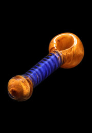 Valiant Frit Spiral Spoon Pipe - 4.5 in.