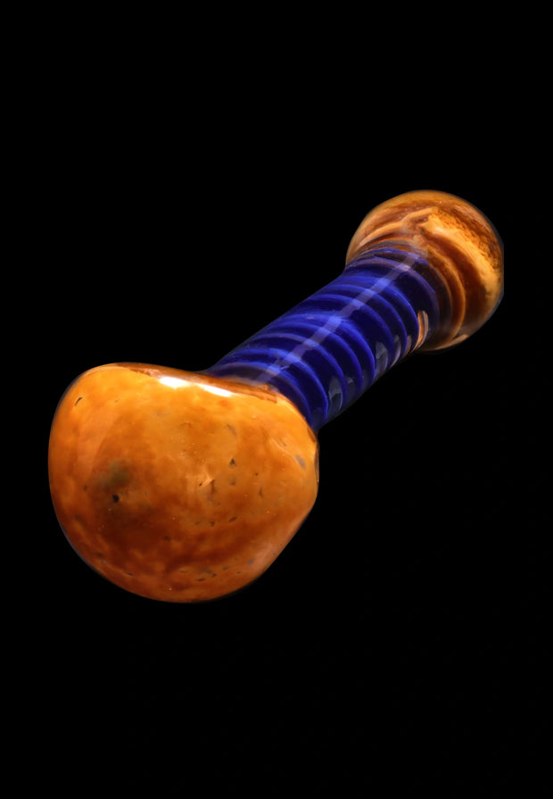 Valiant Frit Spiral Spoon Pipe - 4.5 in.