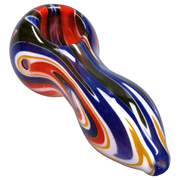Valiant Slime Reversal Wig Wag Spoon Pipe - 4.5 in.