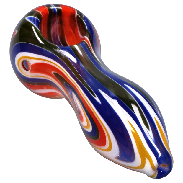 Valiant Slime Reversal Wig Wag Spoon Pipe - 4.5 in.