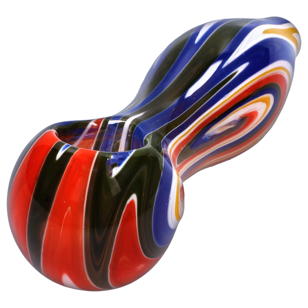 Valiant Slime Reversal Wig Wag Spoon Pipe - 4.5 in.