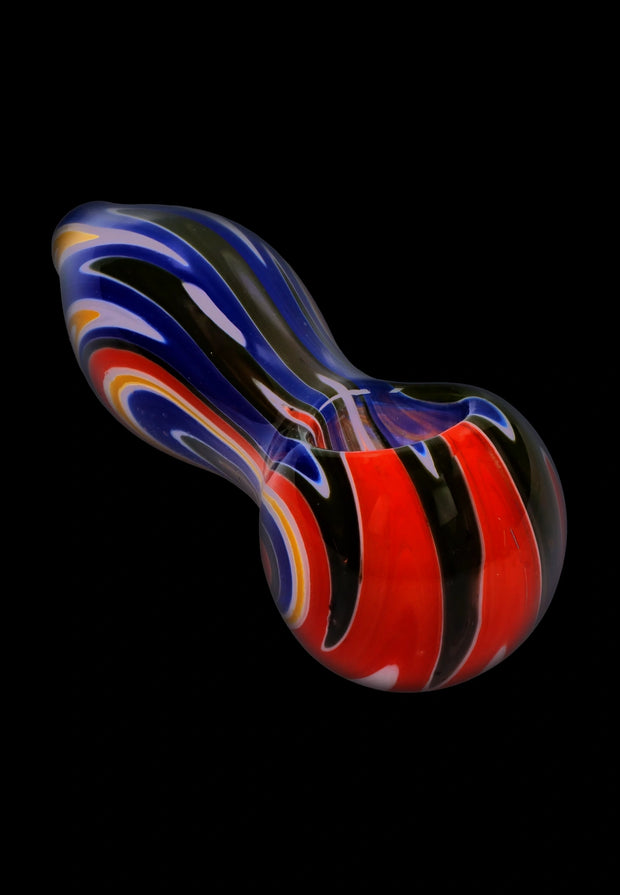 Valiant Slime Reversal Wig Wag Spoon Pipe - 4.5 in.