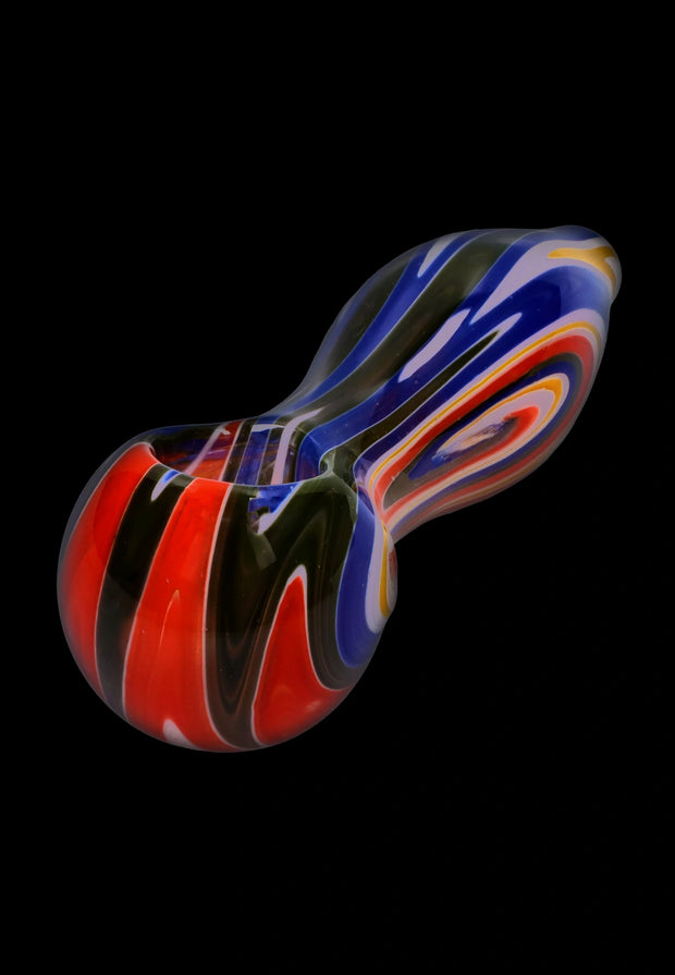 Valiant Slime Reversal Wig Wag Spoon Pipe - 4.5 in.