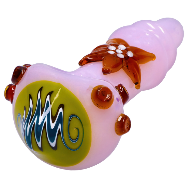 Valiant Star Reversal Spoon Pipe - 4.5 in.