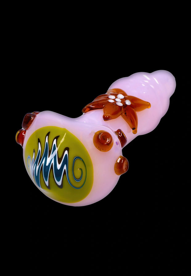 Valiant Star Reversal Spoon Pipe - 4.5 in.