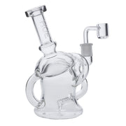 Hue - Mushroom Dab Rig Clear - 6.8"