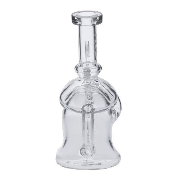 Hue - Mushroom Dab Rig Clear - 6.8"