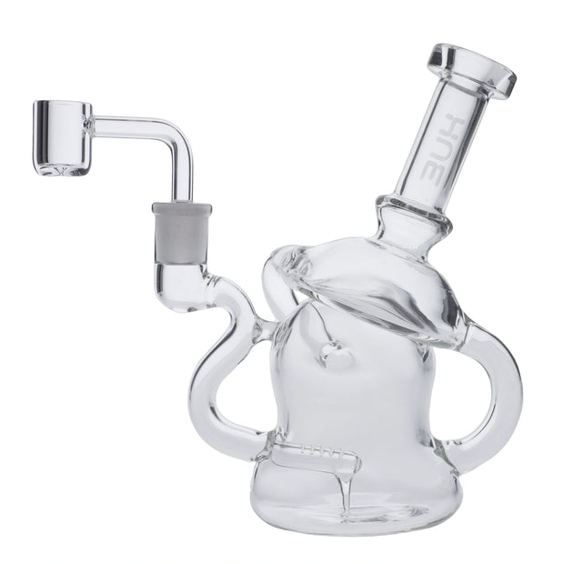 Hue - Mushroom Dab Rig Clear - 6.8"