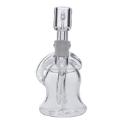 Hue - Mushroom Dab Rig Clear - 6.8"
