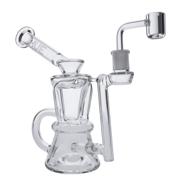 Hue - Hourglass Dab Rig Clear - 7.5"
