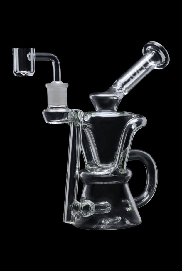 Hue - Hourglass Dab Rig Clear - 7.5"