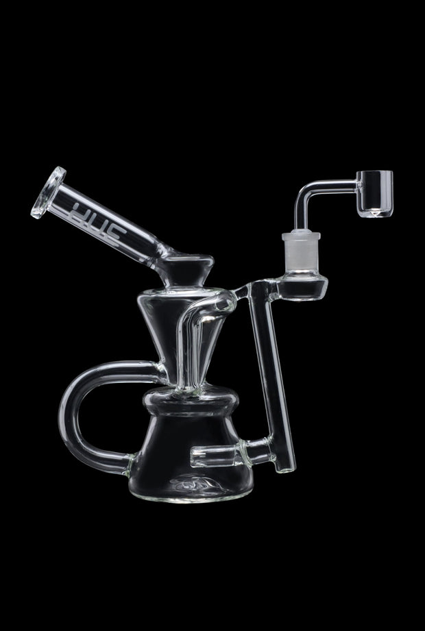Hue - Hourglass Dab Rig Clear - 7.5"