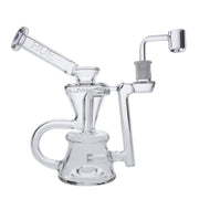 Hue - Hourglass Dab Rig Clear - 7.5"