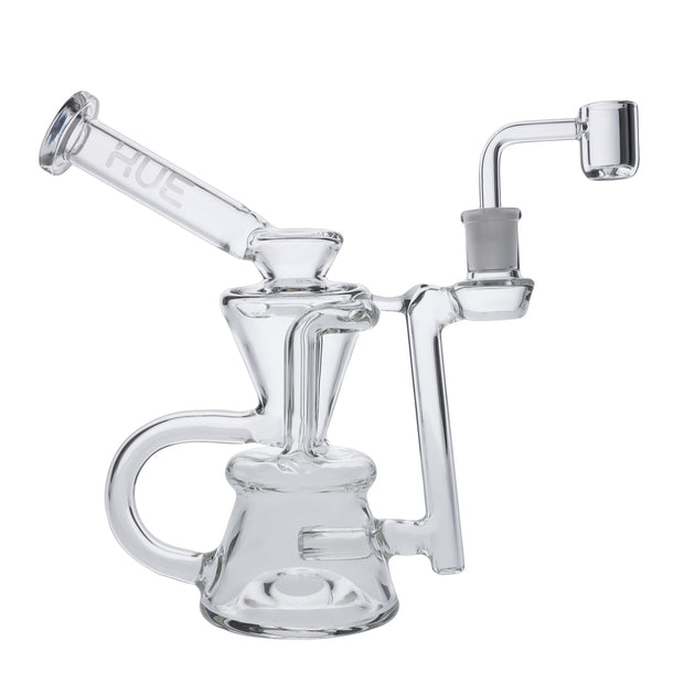 Hue - Hourglass Dab Rig Clear - 7.5"