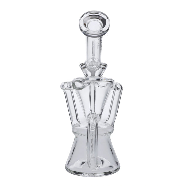 Hue - Hourglass Dab Rig Clear - 7.5"