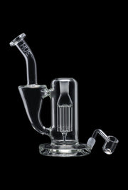Hue - Whirlpool Dab Rig Clear - 9"