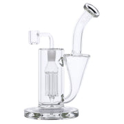 Hue - Whirlpool Dab Rig Clear - 9"