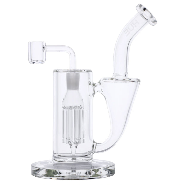 Hue - Whirlpool Dab Rig Clear - 9"
