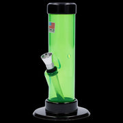 JM Plastics Mini Straight Tube with Carb Hole Acrylic Water Pipe - 6 in.