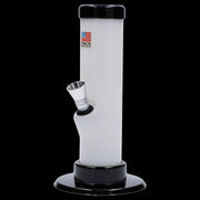 JM Plastics Mini Straight Tube with Carb Hole Acrylic Water Pipe - 6 in.