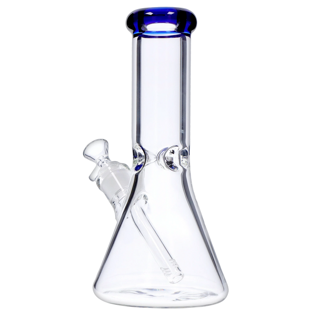 Beaker with Colour Mouthpiece & Ice Pinch Water Pipe - 10 in.